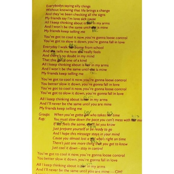 Record 45 RPM Vinyl  New Edition- Cool It Now VINTAGE 1984 - Picture 7 of 7